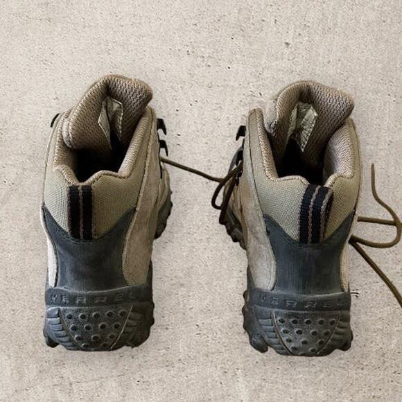 Monarch Tan/Dark Tan Merrell Hiking Boots REI 8 - Picture 2 of 6